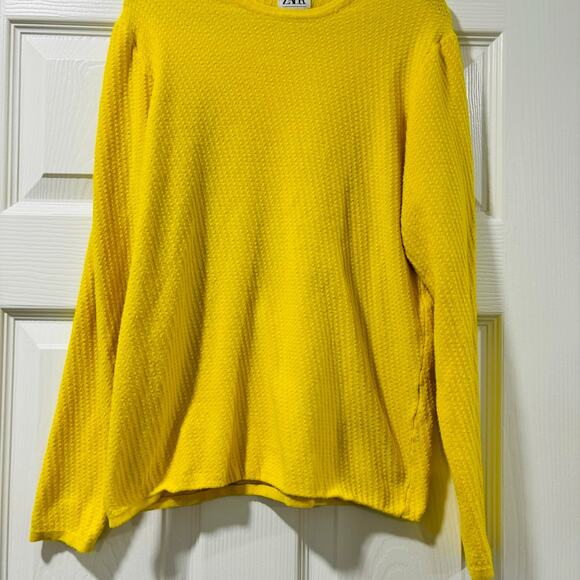 Zara Yellow Women’s Sweater Size Small - Picture 1 of 3